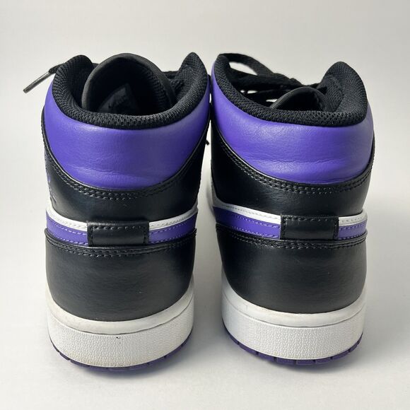 Nike Air Jordan 1 Mid Court Purple Black White 554724-095 Mens 9 main image 4